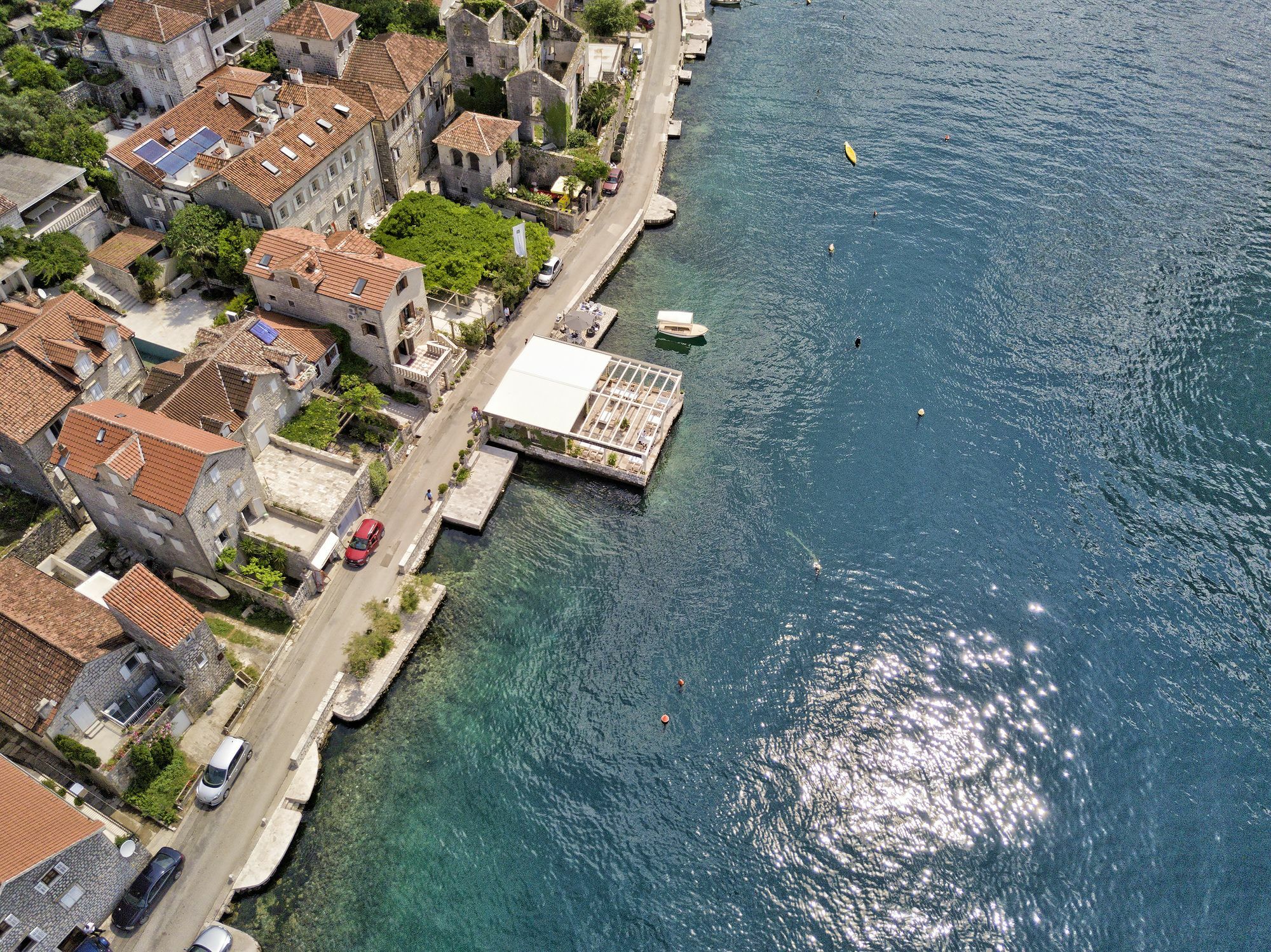 Apartments Admiral Perast Bagian luar foto